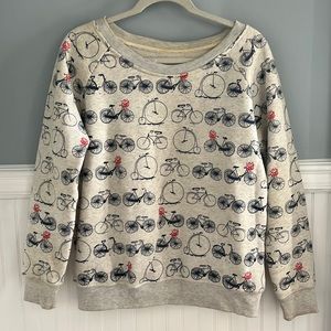 Jessakae Bicycle Cream Sweater Small
